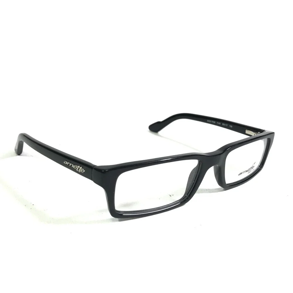 Arnette MOD.7035 1143 Eyeglasses Frames Black Rectangular Full Rim 50-17-130